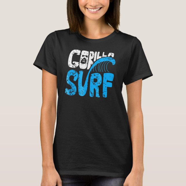 Camiseta Surf Gorilla Face Surf Gorilla legal (Frente)