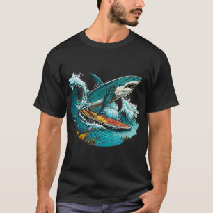 Camiseta Surf Gráfico de Homens Novelty Rapazes do Oceano S