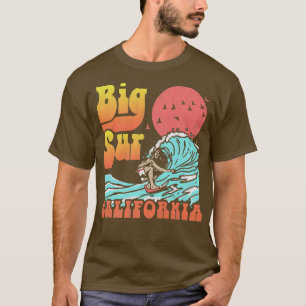 Camiseta Surf Grande Sur Vintage, Califórnia Surfer Sofrend