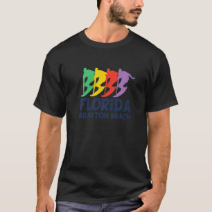 Camiseta Surf Grayton Beach Fl Surfer Grayton Beach Vintage