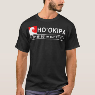 Camiseta SURF HOOKIPA legal T COM COORDENADAS GPS