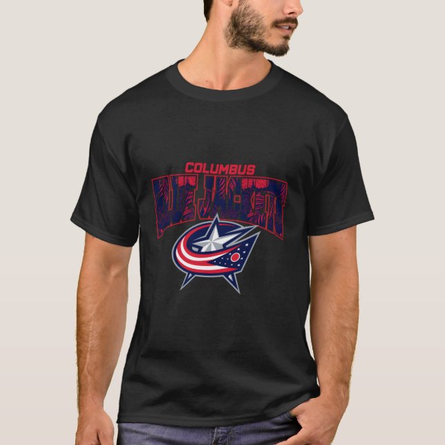 Camiseta Surf Nhl Skate Columbus Blue Jaqueta Palm Beach (Frente)