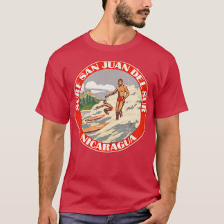 Camiseta Surf Nicarágua San Juan Del Sur Viagens vintage