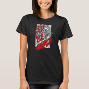 Camiseta Surf Ou Gótico Mortal, Bruxa Occulta Satânica Do T