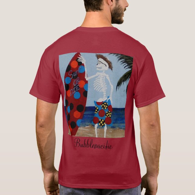 Camiseta Surf ou morrer (Verso)