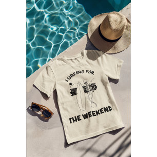 Camiseta Surf para cima Skeleton Surfboard Skater / Beachwe