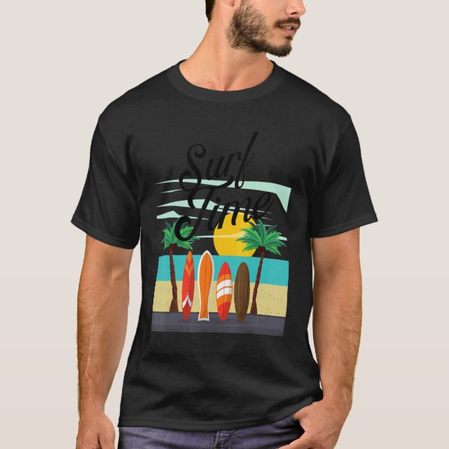 Camiseta Surf Para Férias De Surfe De Verão_3 (Frente)