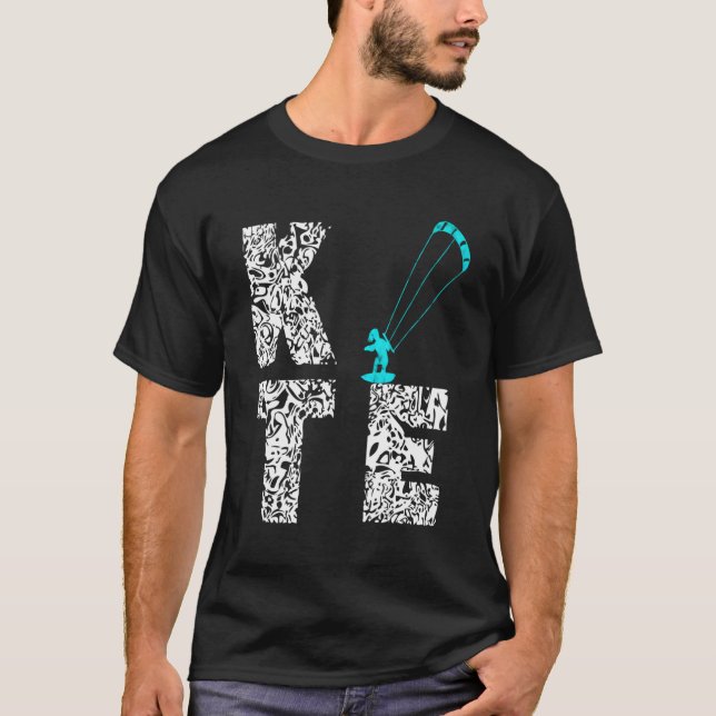 Camiseta Surf para surfar na Web Kite Surfer Kitesurfing Ki (Frente)