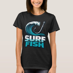 Camiseta Surf Pescar Surf Pesca Onda Oceano Anzol Salgado