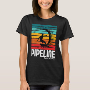 Camiseta Surf Pipeline Oahu Beach Vintage Surfing