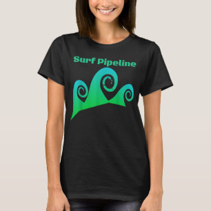 Camiseta Surf Pipeline Waves Oahu North Shore Hawaii Surfin