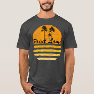 Camiseta Surf Point Loma CA Vintage Retro 70s Throwback