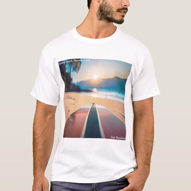 Camiseta Surf Retro Vintage Hawaii USA (Frente)