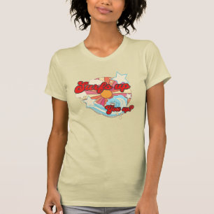 Camiseta Surf’s Up You Up Retro 70 anos Pastel Praia Femini