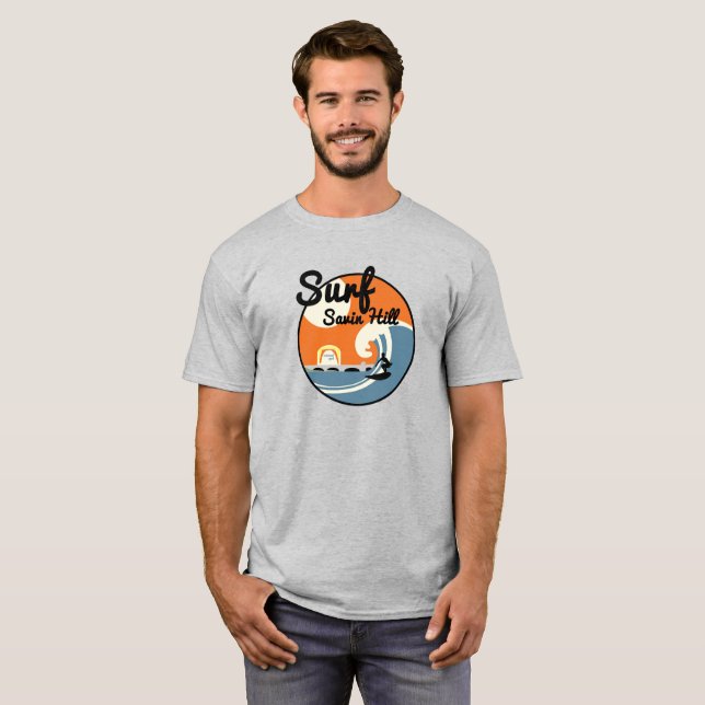 Camiseta Surf Savin Hill - A praia favorita de Dorchester (Frente Completa)