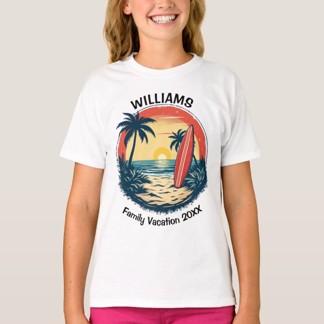 Camiseta Surf sunset (Frente)