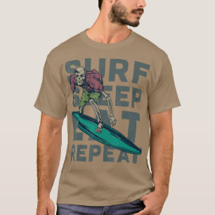 Camiseta Surf Suspender Coma Repetir Surfar Vintage Surf Re