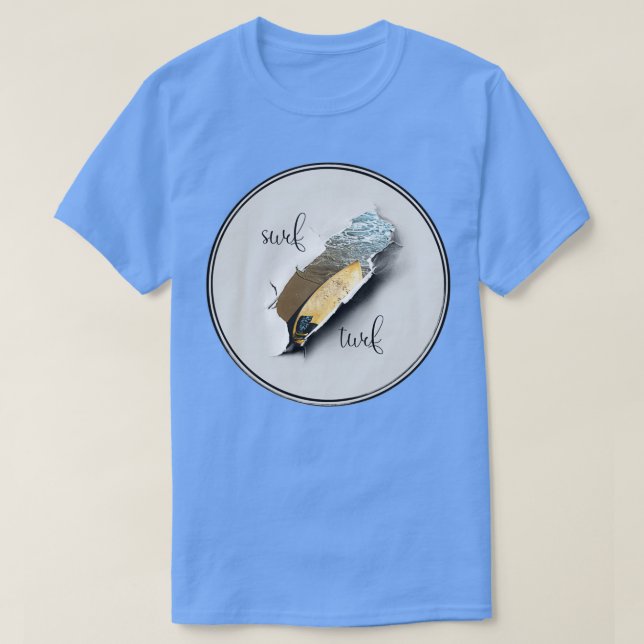 CAMISETA SURF TURF (Frente do Design)