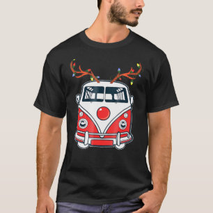 Camiseta Surf Van Reindeer na Corrida de Natal