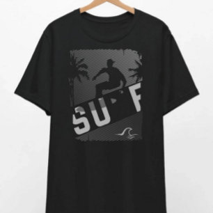 Camiseta Surf Vibes Gráfico Premium Tee