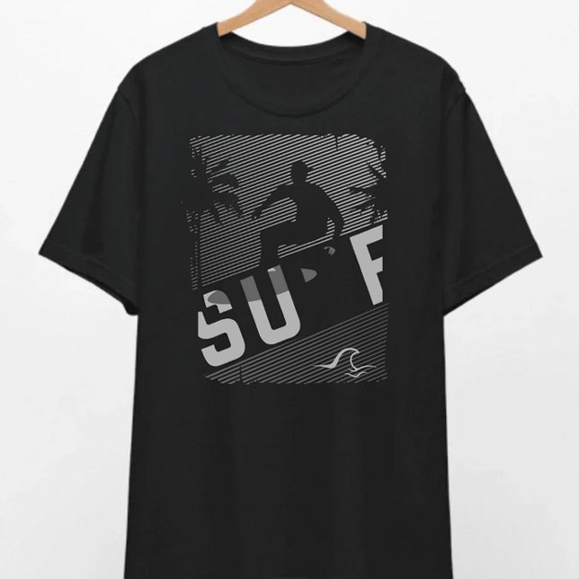 Camiseta Surf Vibes Gráfico Premium Tee (Criador carregado)