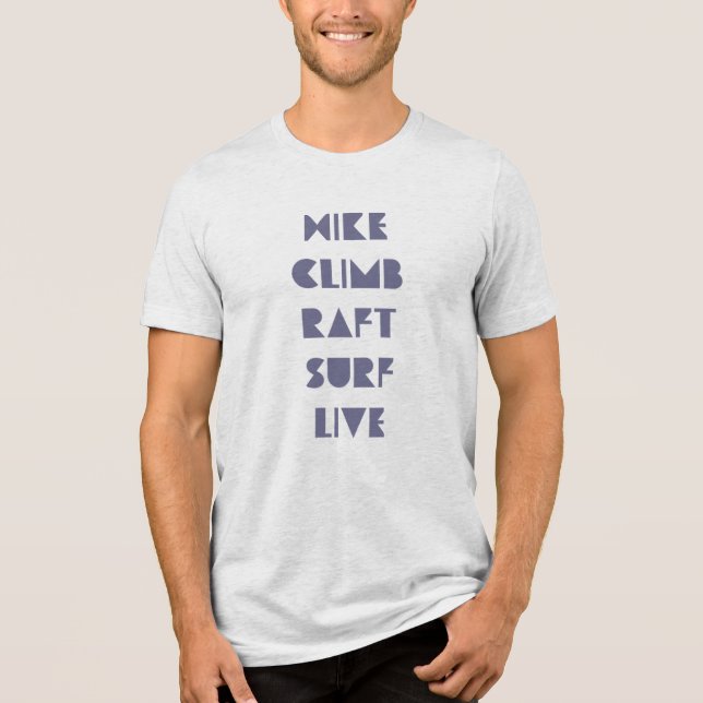 Camiseta Surf Vivo Da Raft Escalb (Frente)