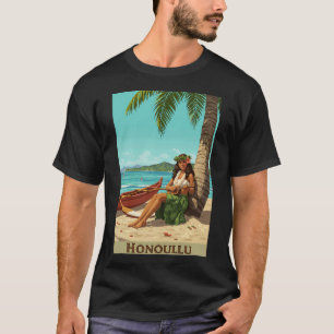 Camiseta Surf Waiquiqui Havaí Vintage