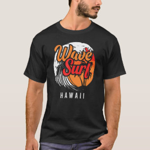 Camiseta Surf Wave Hawaii Ocean Island Vacing Beach Trave