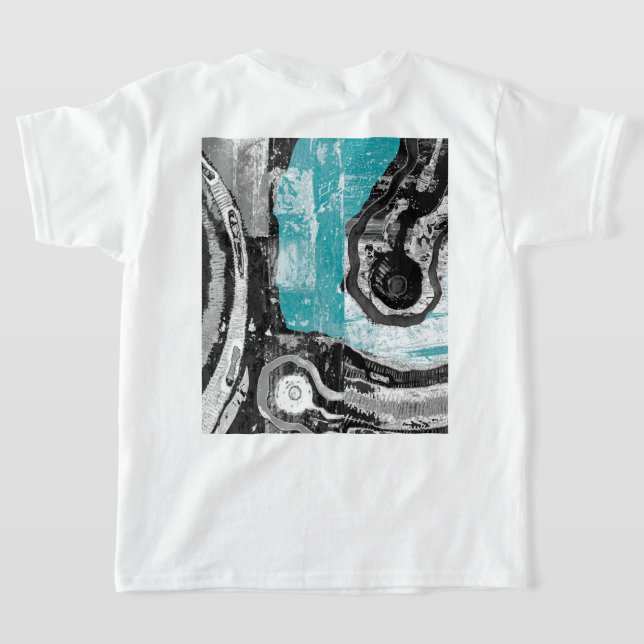 Camiseta Surface Current – Abstract Flow & Structure T-shir (Postura das costas)