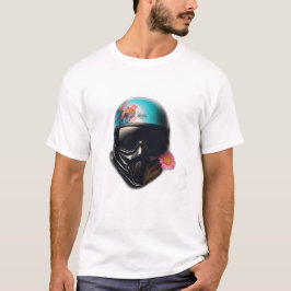 Camiseta "Surfando nas Ruas: Uma Vibe de Hippie Biker"