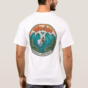 Camiseta Surfando no Wedge - Newport Beach