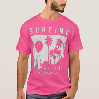 Camiseta Surfando presente de hawaii para surf de amor