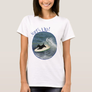 Camiseta Surfando Scottish Terrier