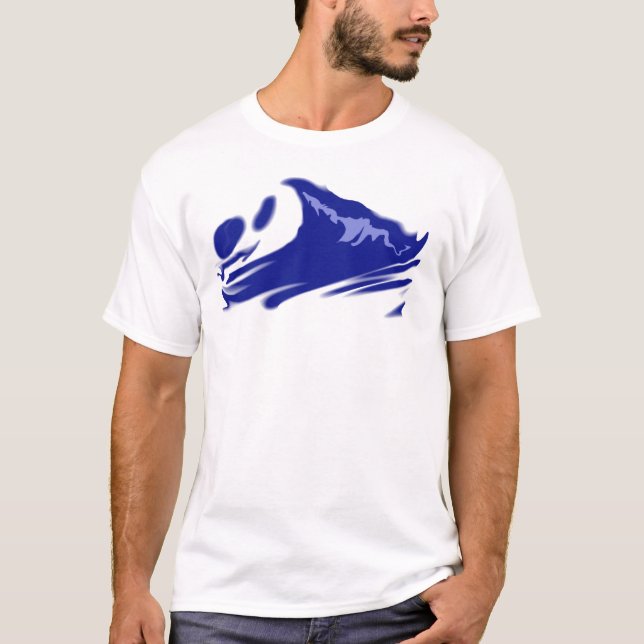 Camiseta Surfar - abstrato (Frente)