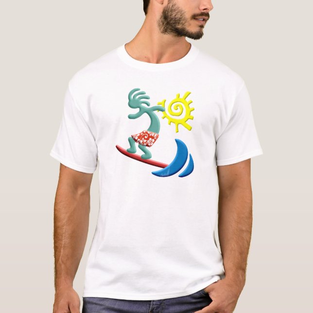 Camiseta Surfar de Kokopelli (Frente)