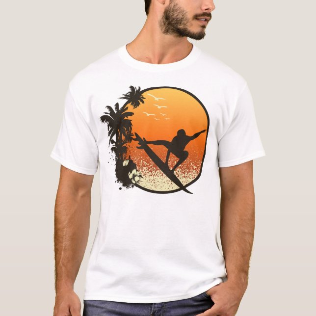 Camiseta Surfar No Sol Amber (Frente)