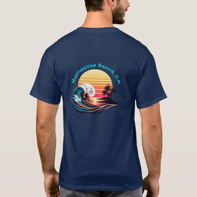 Camiseta Surfar no Sunset (Verso)