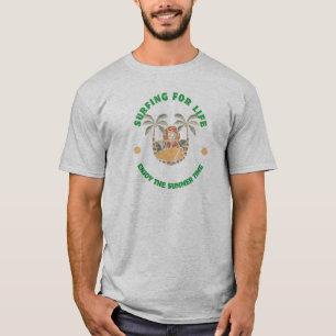 Camiseta surfar pela vida