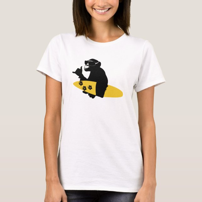 Camiseta surfas monkey (Frente)