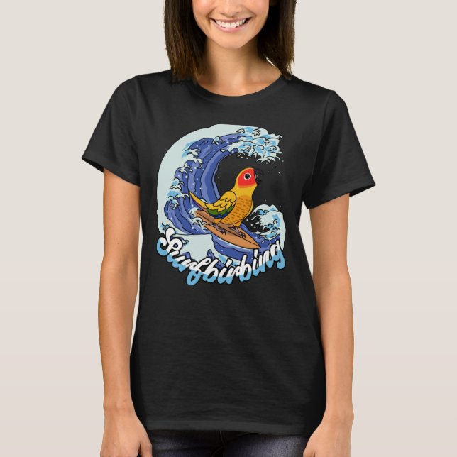 Camiseta Surfbirbing Parrot I Sun Conure (Frente)