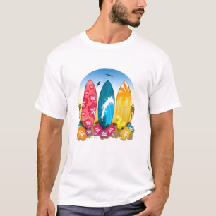 Camiseta Surfboard Beach