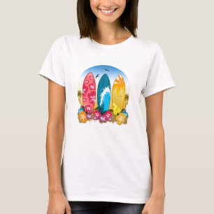 Camiseta Surfboard Beach