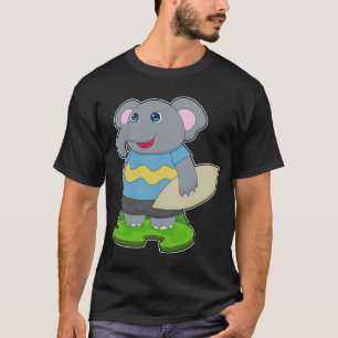 Camiseta Surfboard de elefante