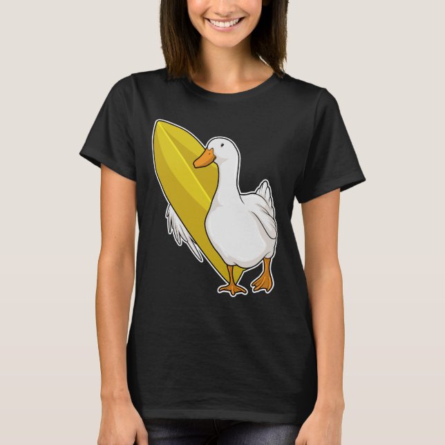 Camiseta Surfboard de Pato (Frente)