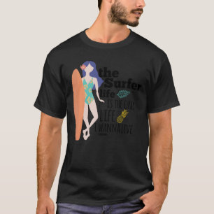 Camiseta Surfboard esita mãe Hawaii Oceano Retro