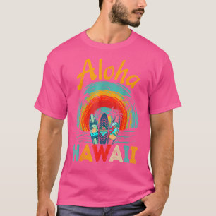 Camiseta Surfboard Retro Havaiano Aloha Hawaii Island Surfe
