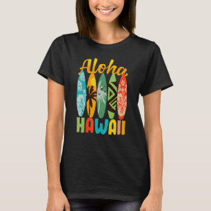 Camiseta Surfboard Retro Havaiano Aloha Hawaii Island Surfe