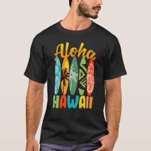 Camiseta Surfboard Retro Havaiano Aloha Hawaii Island Surfe