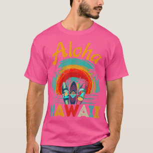 Camiseta Surfboard Retro Havaiano Aloha Hawaii Island Surfe