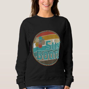 Camiseta Surfboard Retro Vintage Hawaii Aloha Hibiscus Flow